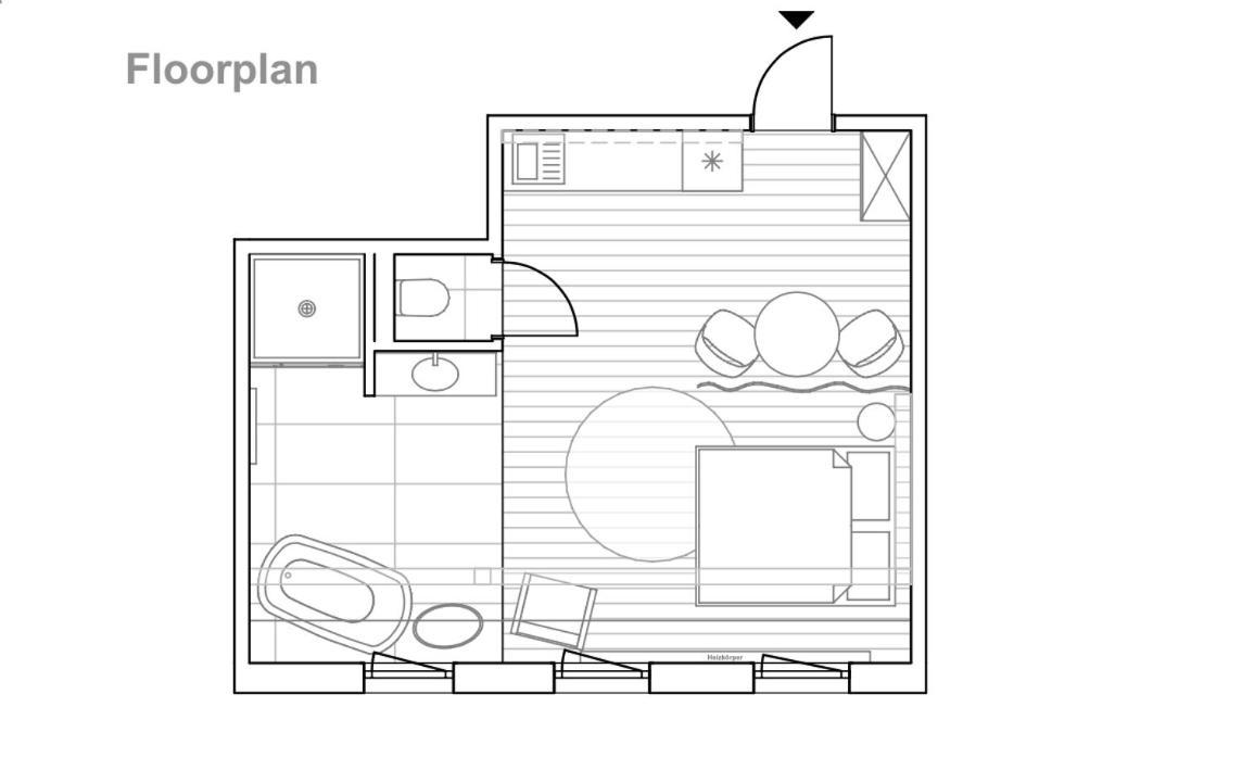 Zentrale 1-Zimmer-Ferienwohnung Mit Digitalem Check In Hof  Exterior photo